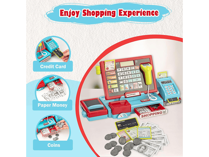 Caja Registradora Para Niños, 4