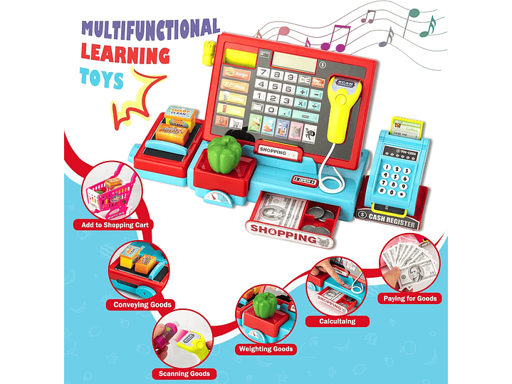Caja Registradora Para Niños, 5