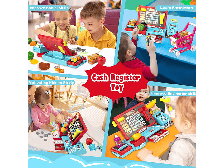 Caja Registradora Para Niños, 6