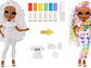 Rainbow High Colorea y crea la muñeca de moda DIY con marcadores de arco iris - Miniatura 3