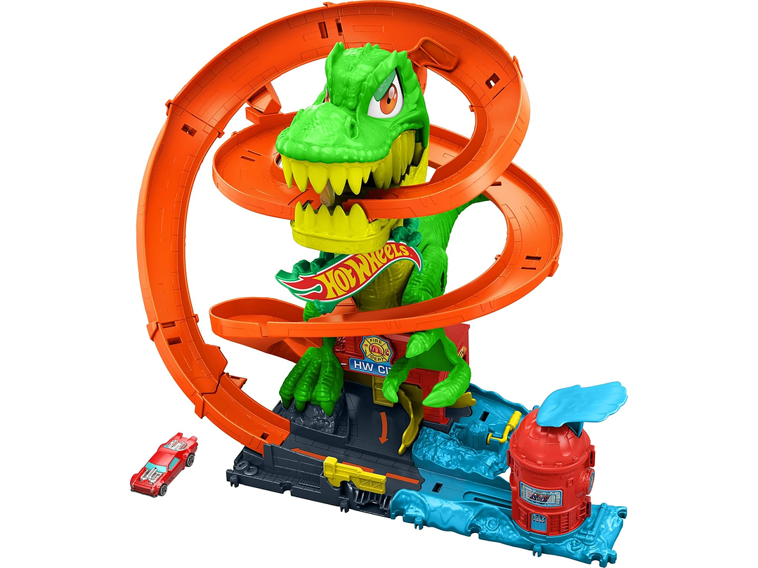 Hot Wheels Juego de pistas de autos de juguete, juego City 2