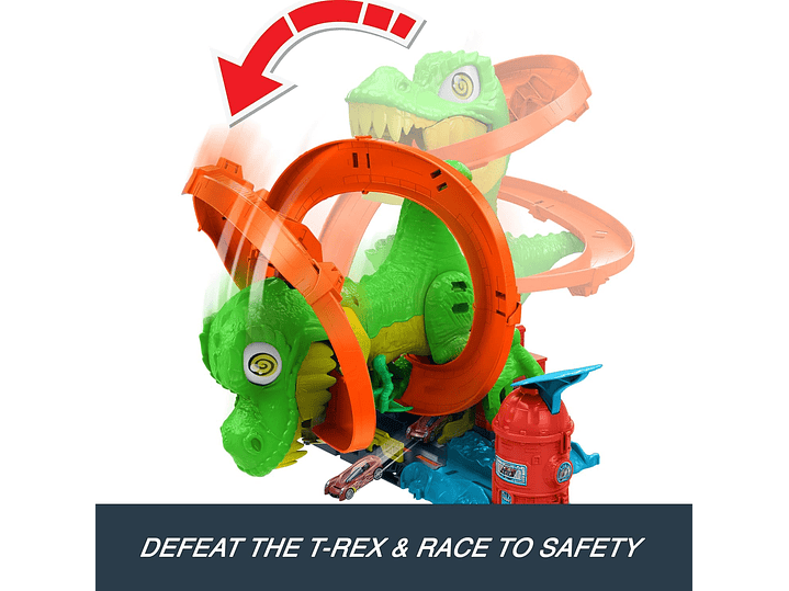 Hot Wheels Juego de pistas de autos de juguete, juego City 3