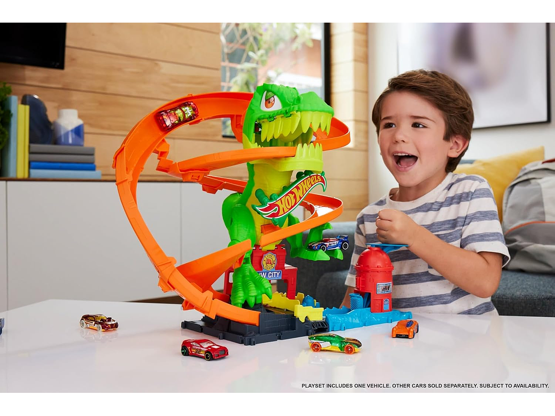 Hot Wheels Juego de pistas de autos de juguete, juego City 1