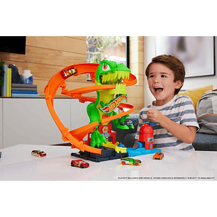 Hot Wheels Juego de pistas de autos de juguete, juego City