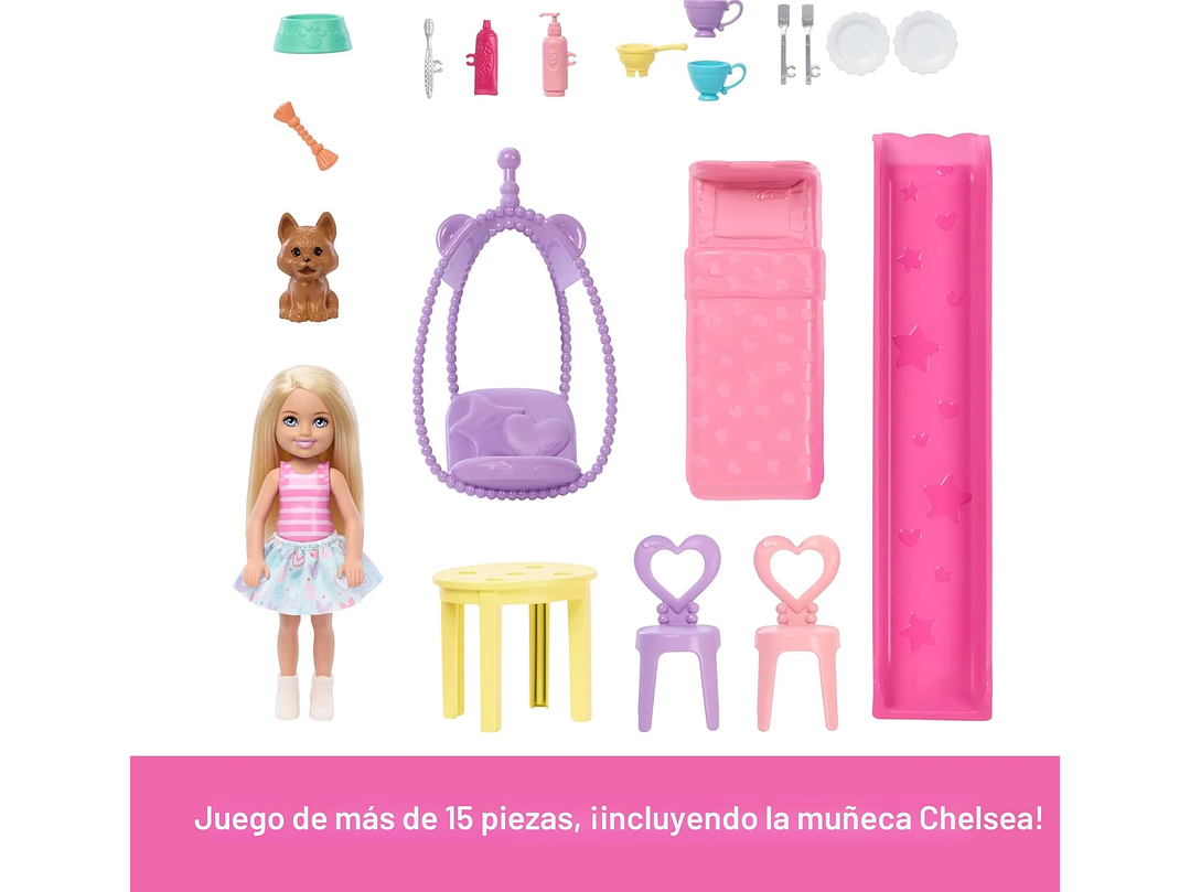  Barbie Chelsea - Casa de muñecas de juguete con más 2