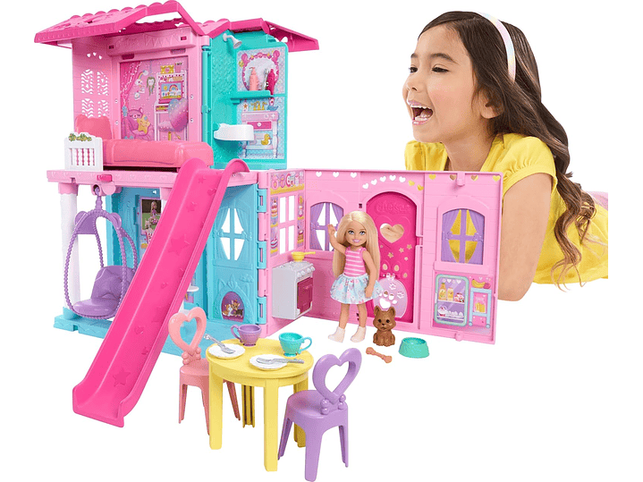  Barbie Chelsea - Casa de muñecas de juguete con más 5