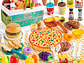  78 Piezas De Comida De Juego De Simulación Para La Cocina - Miniatura 1