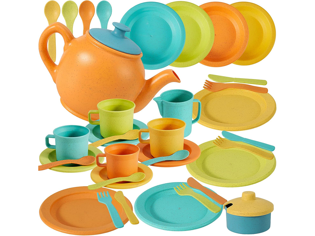 Buyger Accesorios De Cocina Y Juego De Té Para Niños 1