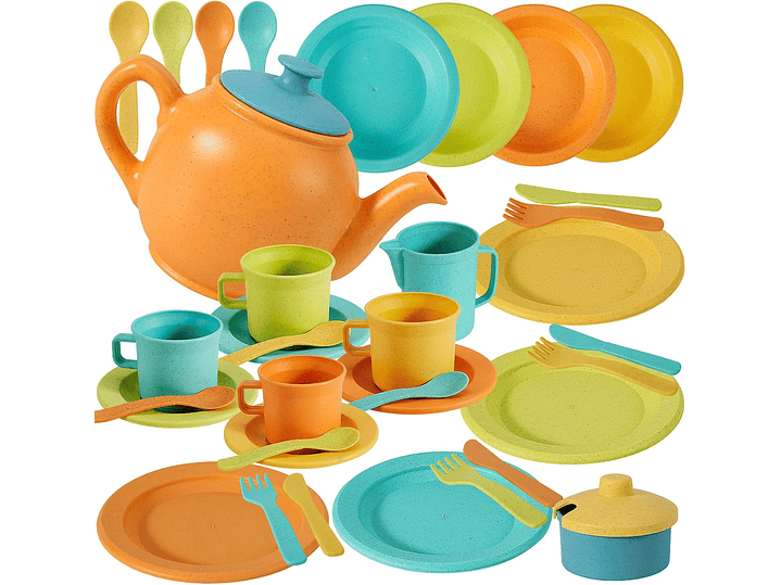Buyger Accesorios De Cocina Y Juego De Té Para Niños 1