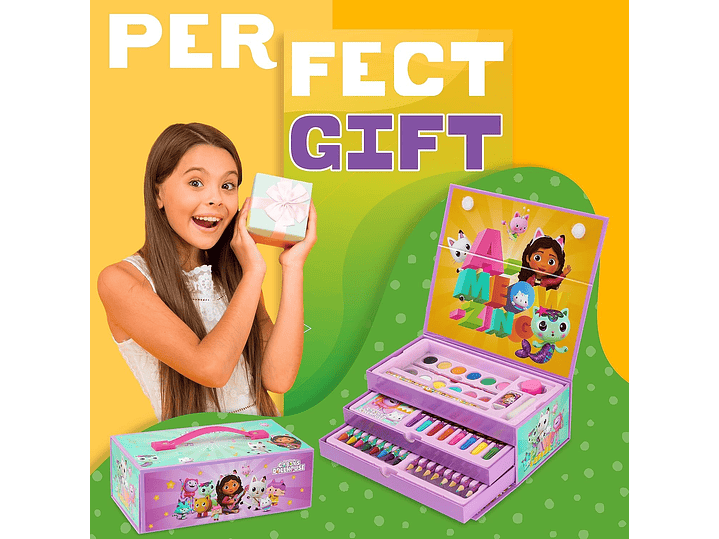  Gabby's Dollhouse Art Kids - Juego De Dibujo Para Colorear 3