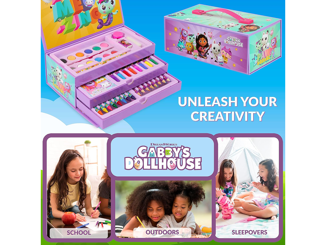  Gabby's Dollhouse Art Kids - Juego De Dibujo Para Colorear 4