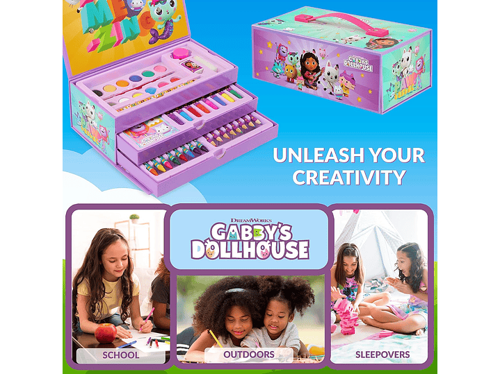  Gabby's Dollhouse Art Kids - Juego De Dibujo Para Colorear 4