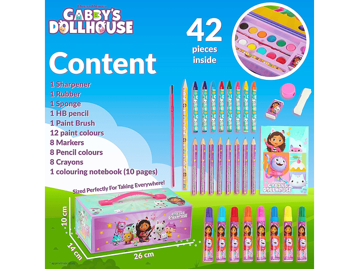  Gabby's Dollhouse Art Kids - Juego De Dibujo Para Colorear 6