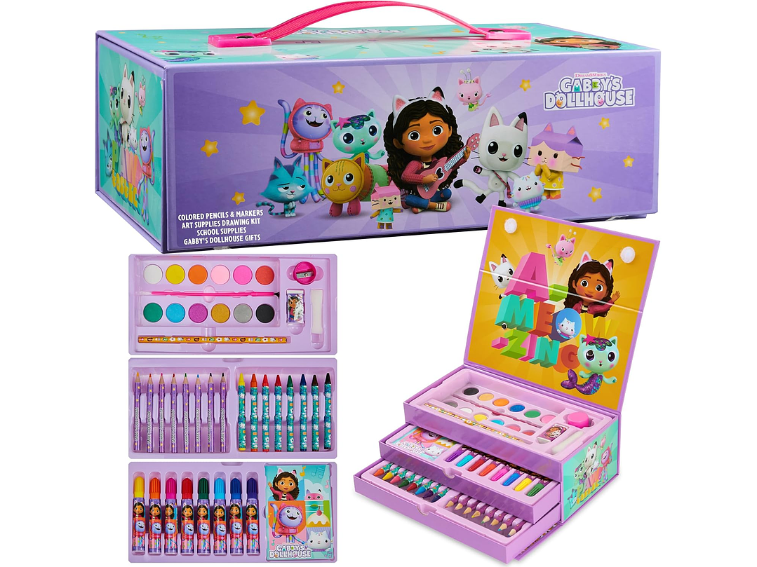  Gabby's Dollhouse Art Kids - Juego De Dibujo Para Colorear 1