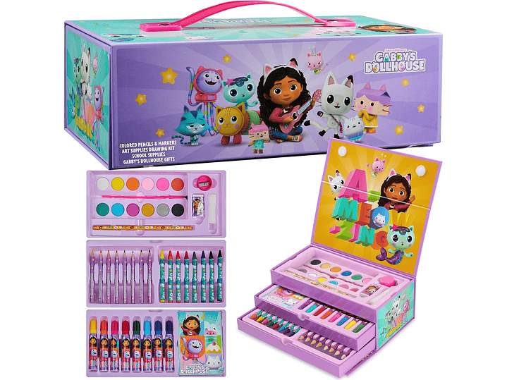  Gabby's Dollhouse Art Kids - Juego De Dibujo Para Colorear 1