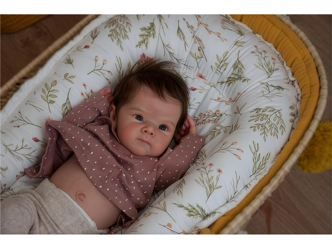 Anano Muñeca Reborn De Silicona Suave 45Cm 2