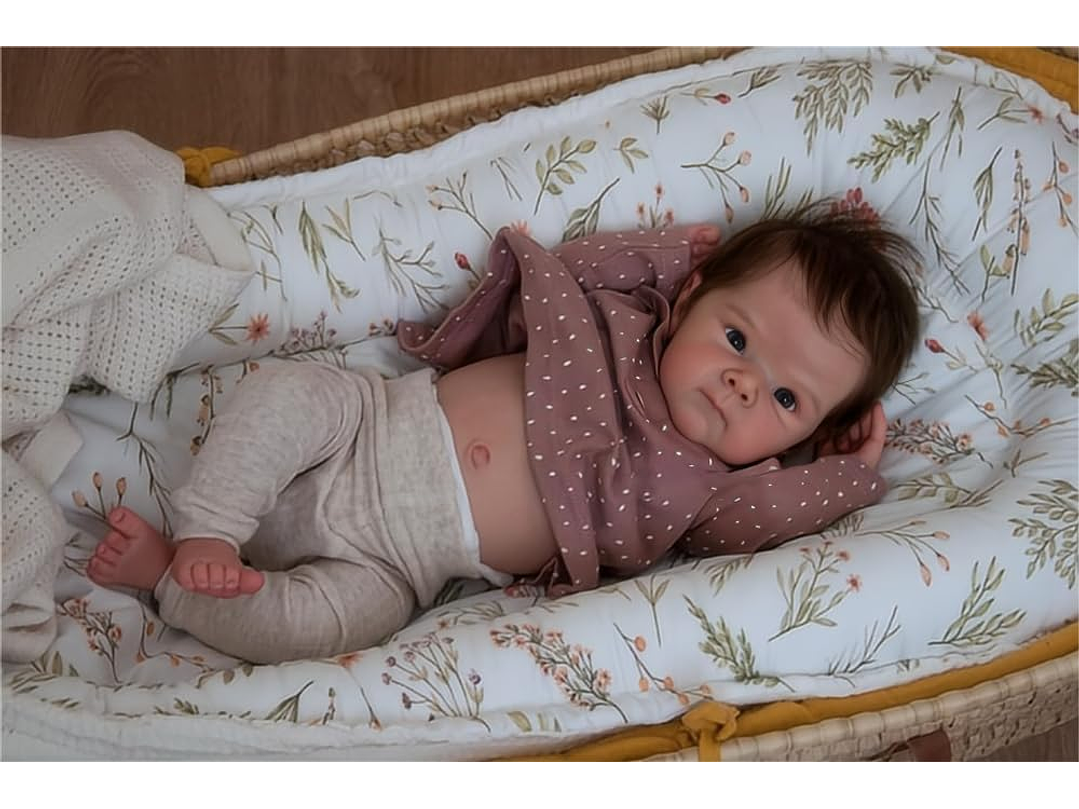 Anano Muñeca Reborn De Silicona Suave 45Cm 1