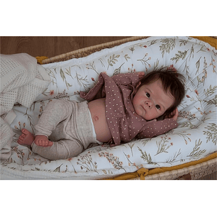 Anano Muñeca Reborn De Silicona Suave 45Cm