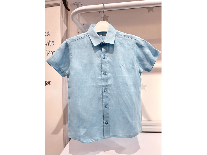 Camsa Lino Celeste 3