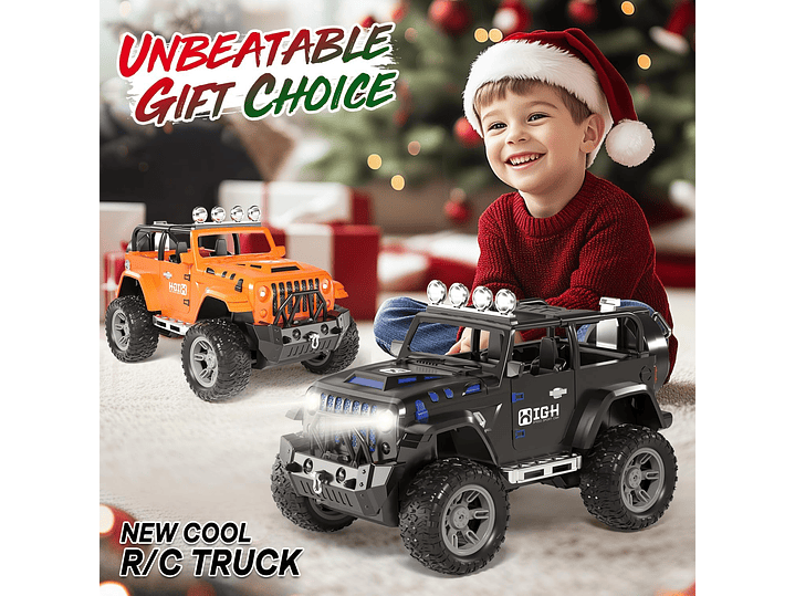  Auto De Control Remoto 1:16 Con Aerosol, Luces Y Sonido, 2