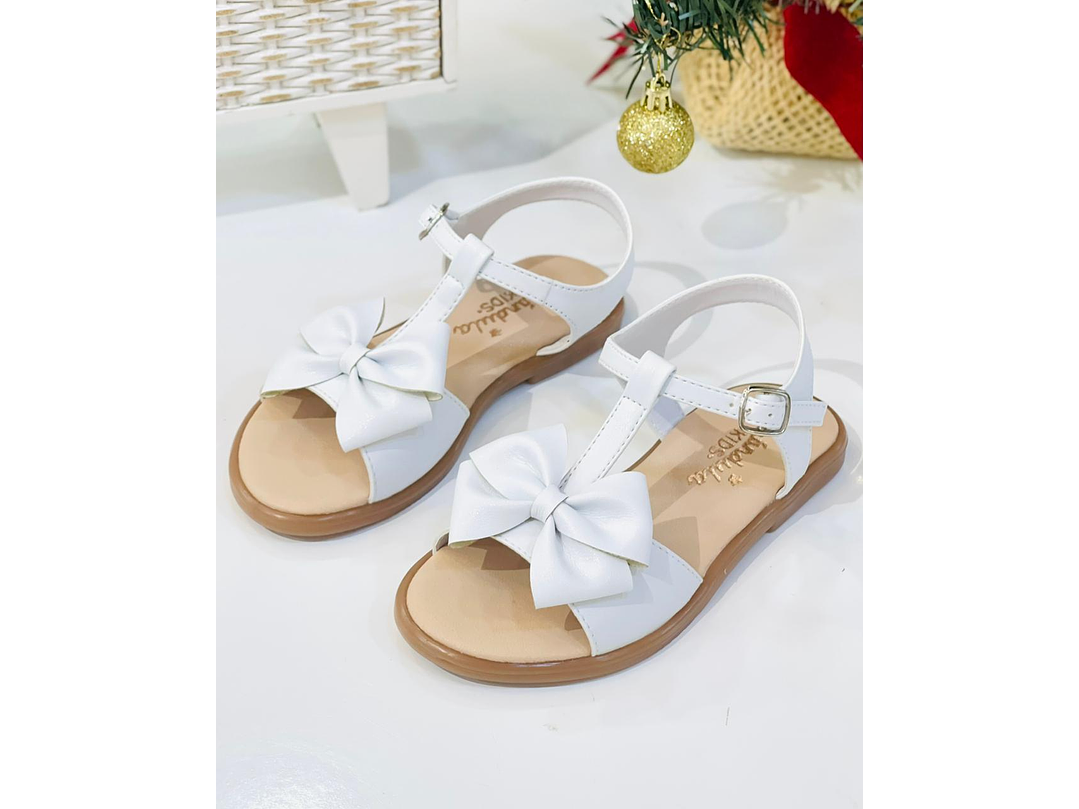 Sandalia Lazo Blanco 2