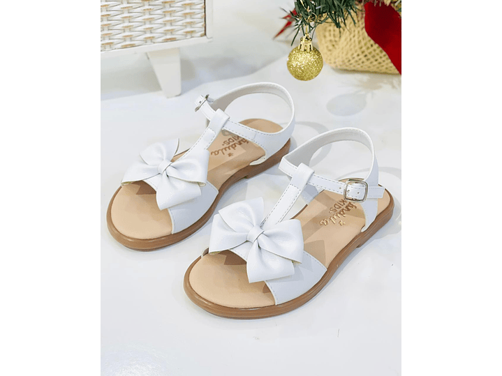 Sandalia Lazo Blanco 2