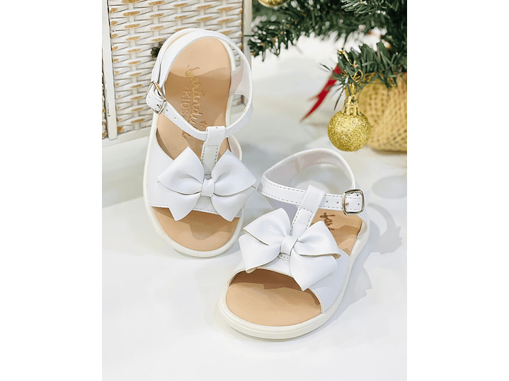 Sandalia Lazo Blanco 1