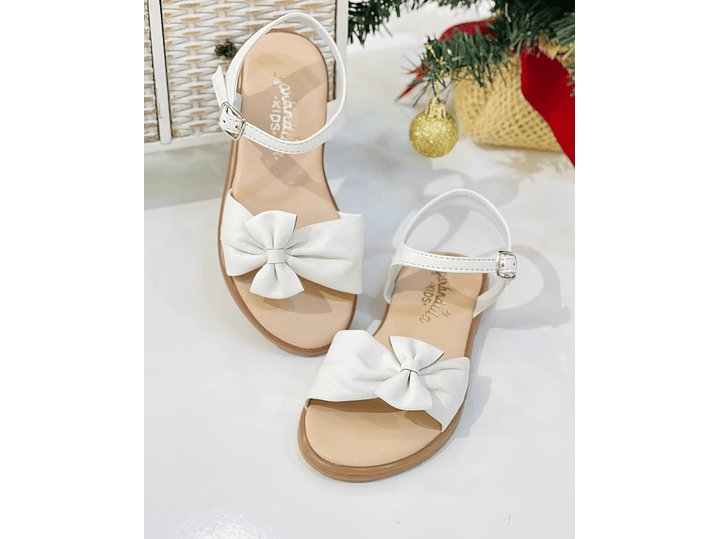 Sandalia Lazo Blanco 2