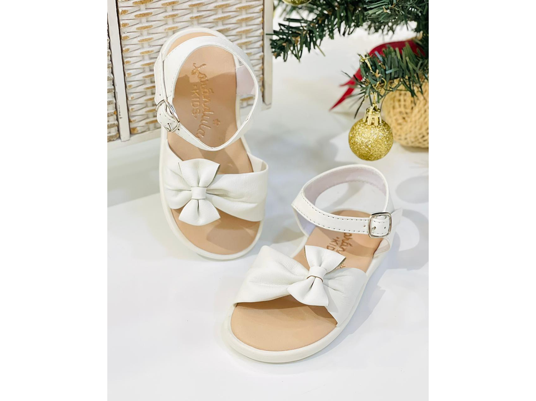 Sandalia Lazo Blanco 1