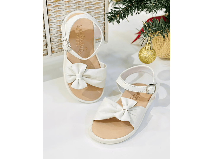 Sandalia Lazo Blanco 1
