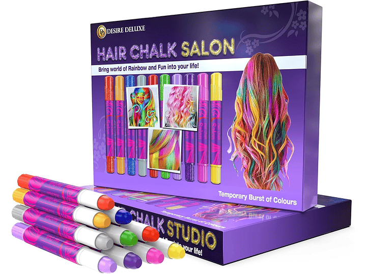 Desire Deluxe - Regalos para niñas, 10 bolígrafos de colores temporales, no tóxicos, fáciles 1