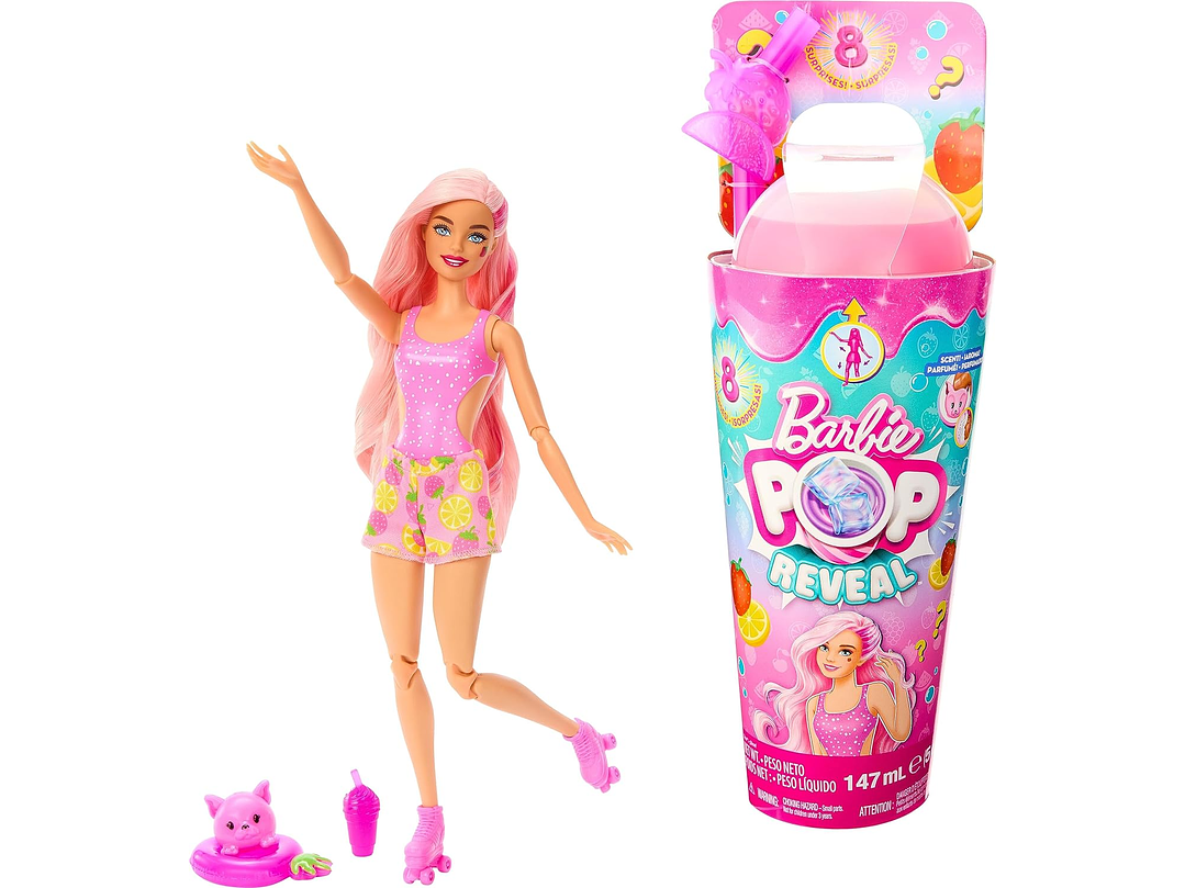 Barbie Muñeca Pop Reveal Y Accesorios Con Aroma 1
