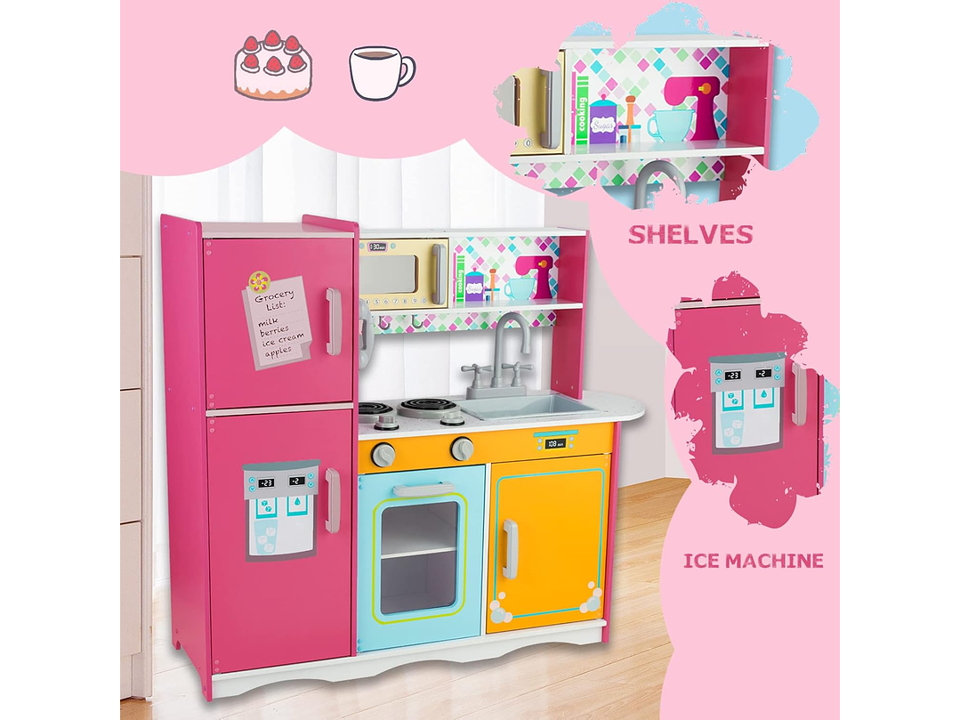  WoodenEdu Juego De Cocina Para Niños  2