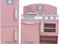  KidKraft Cocina y refrigerador rosado retro, Rosado - Miniatura 1
