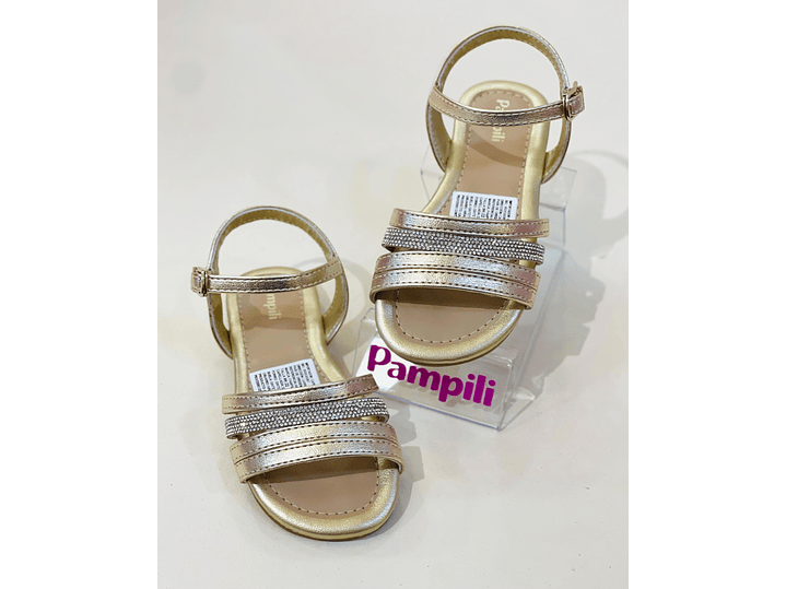 Sandalia  Pampili  Dorado 2