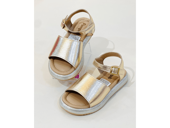Sandalia Pampili Dorado 3