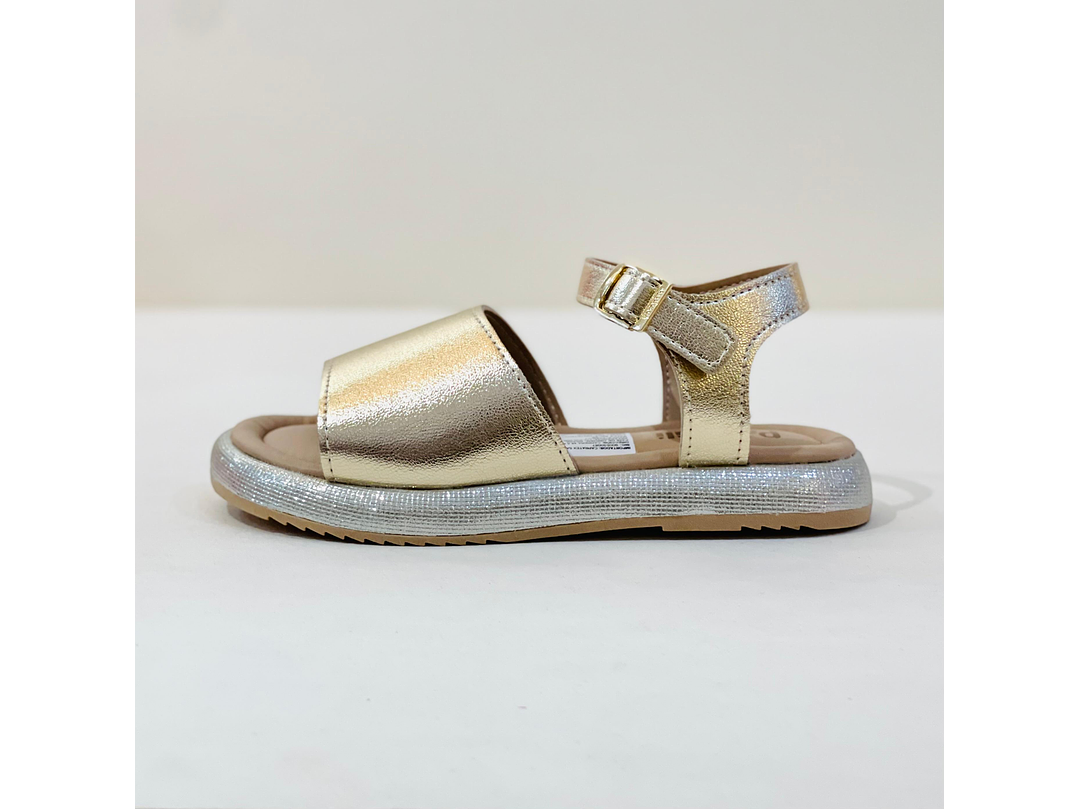 Sandalia Pampili Dorado 4