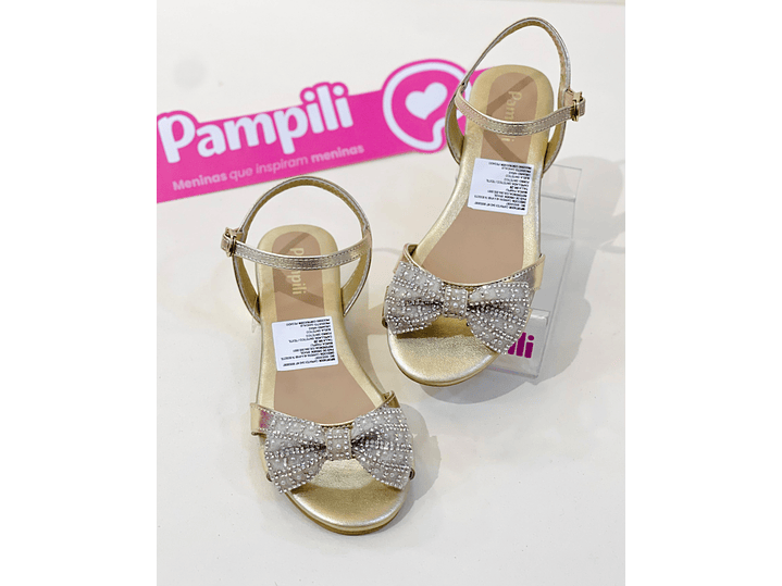 Sandalia Pampili Dorado 1