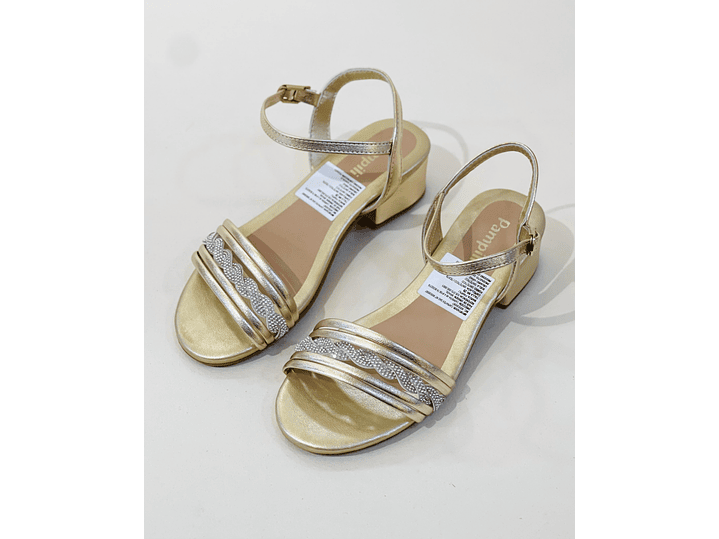 Sandalia Pampili  Dorado 2