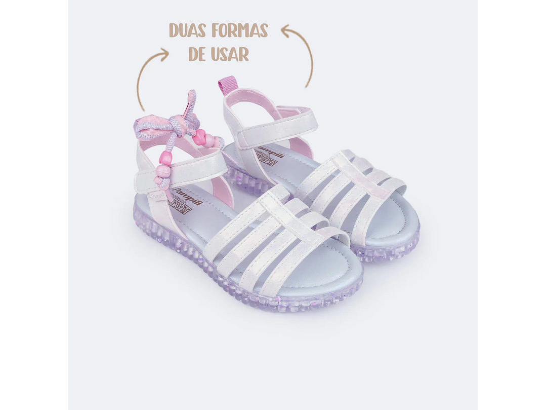 Sandalia pampili  Transparente 5