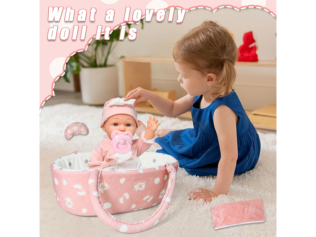 Juego De Muñecas De Bebé De 30CM 5