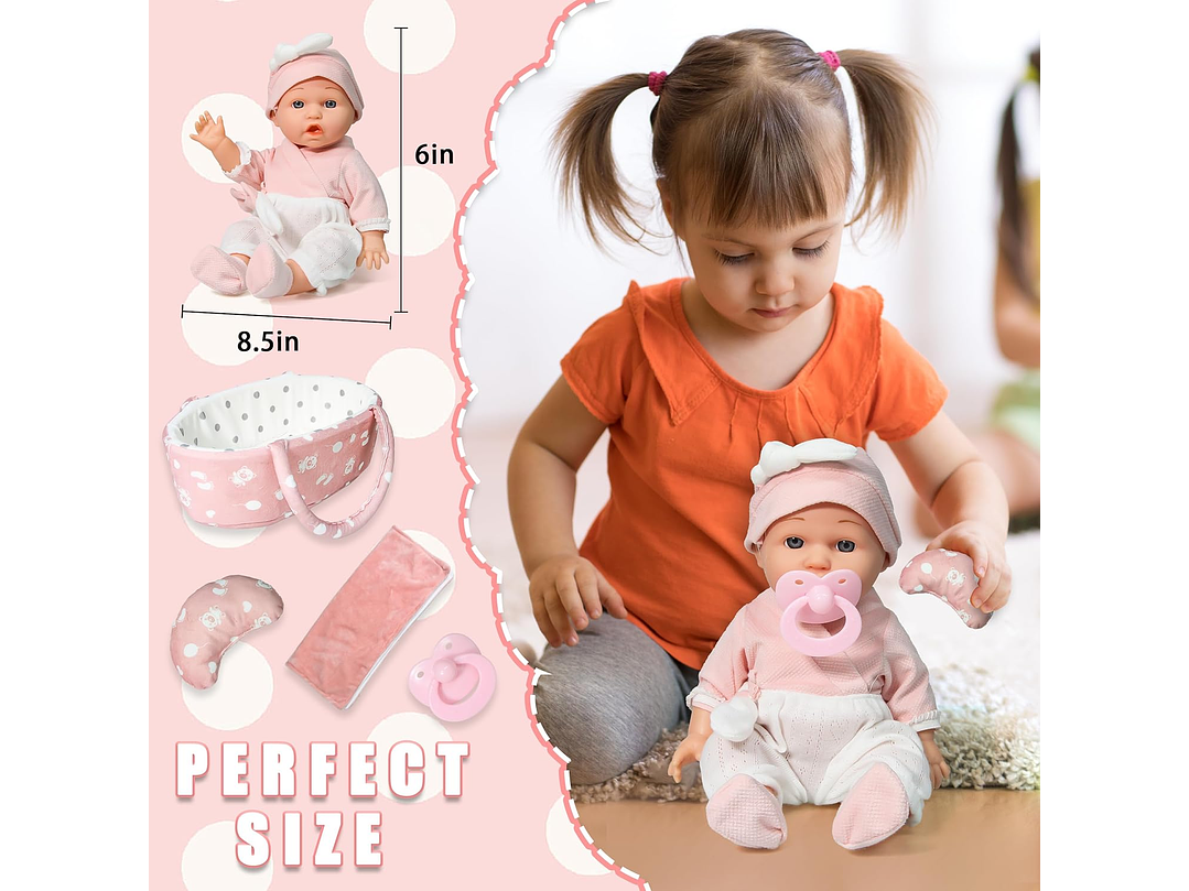 Juego De Muñecas De Bebé De 30CM 6