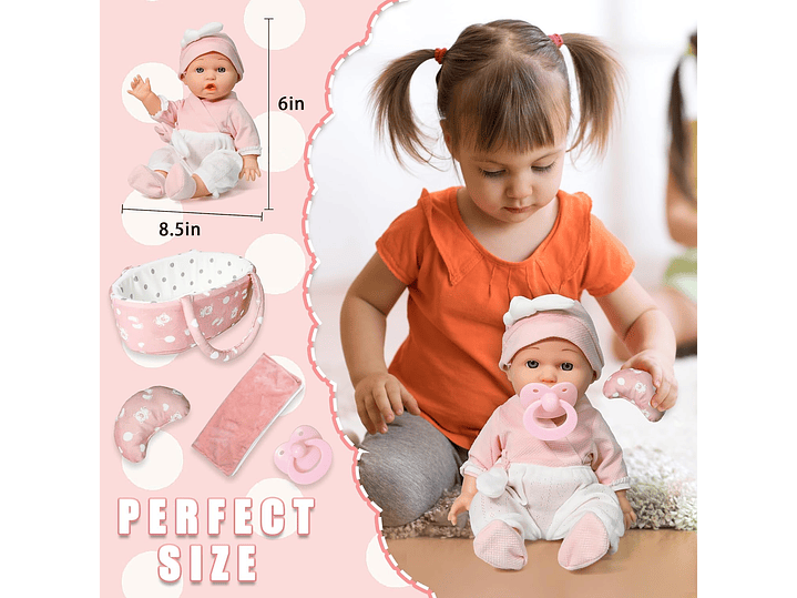Juego De Muñecas De Bebé De 30CM 6