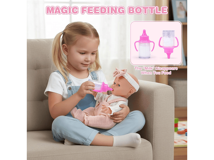  Dreamon Juego De Muñecas De Bebé 30Cm 5