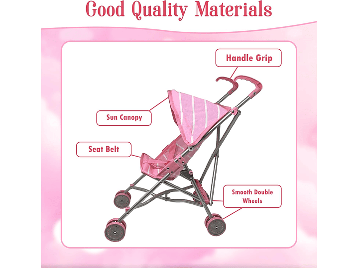 Muñeca De Bebé Con Juego De Coche 3