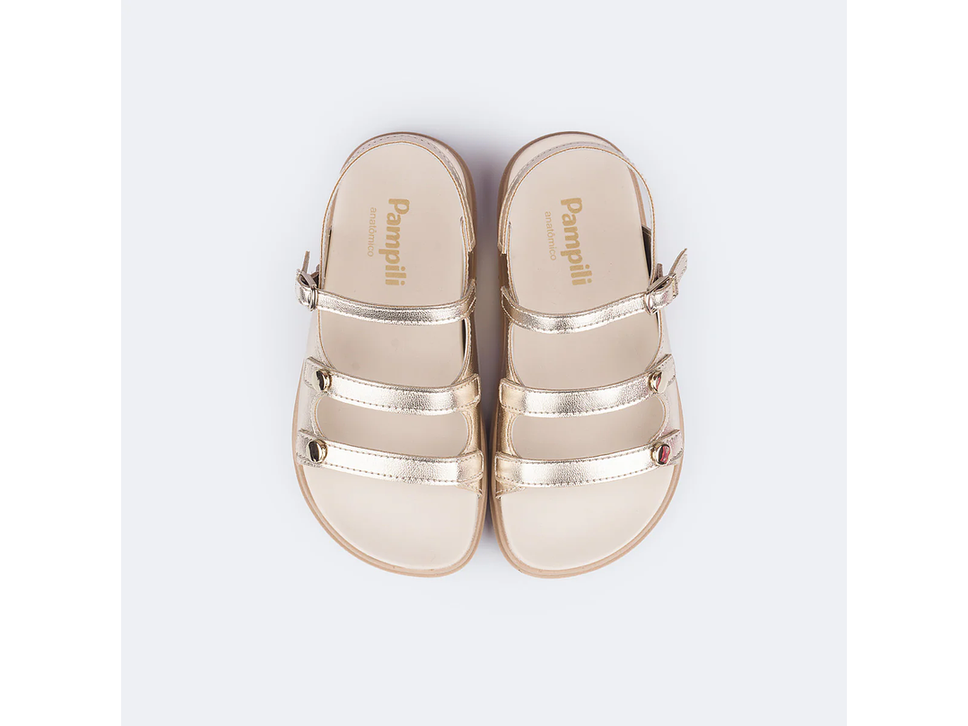 Sandalia Pampili  Dorado 4