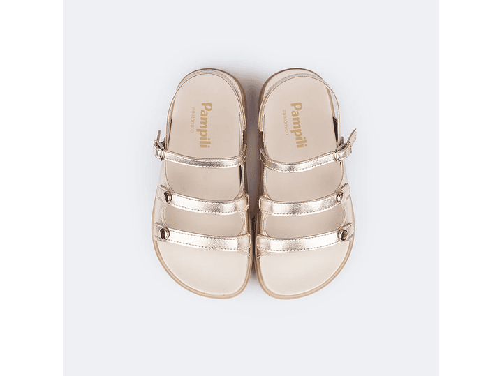 Sandalia Pampili  Dorado 4