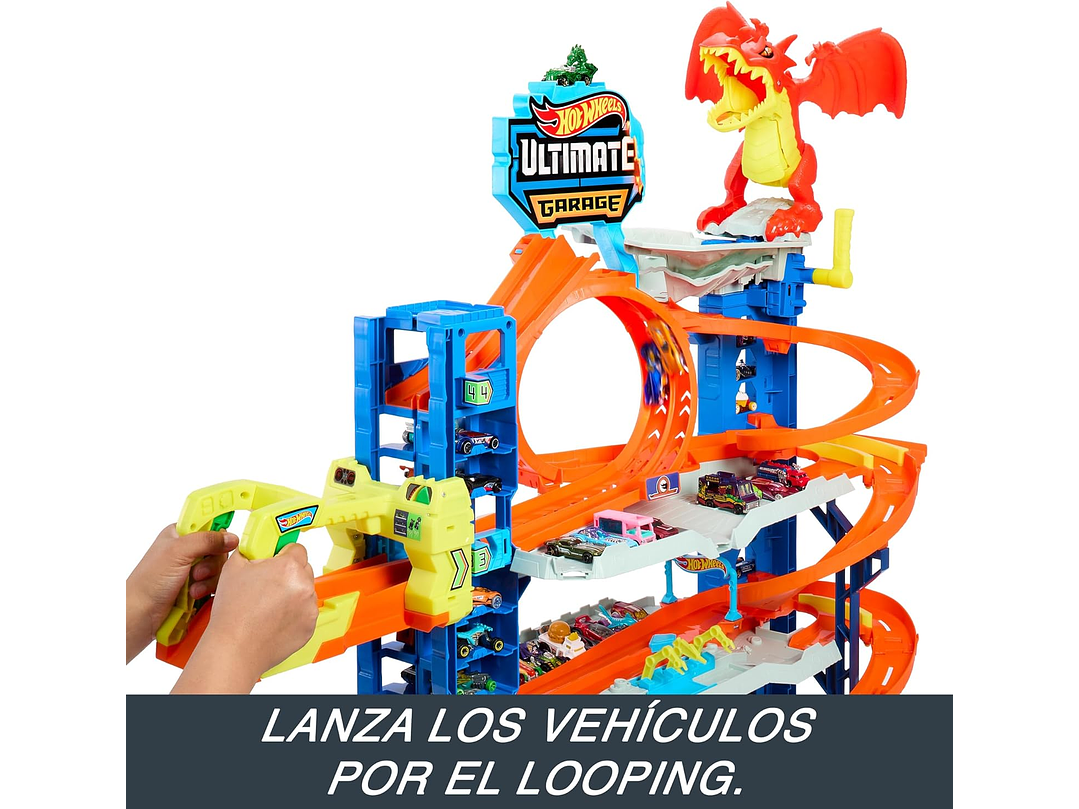  Hot Wheels - Juego de pista de garaje de ciudad Ultimate 3