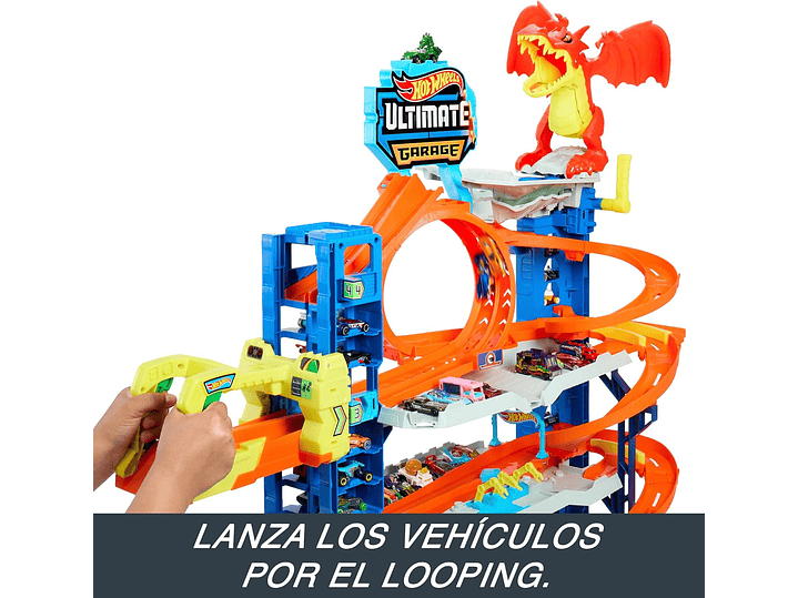  Hot Wheels - Juego de pista de garaje de ciudad Ultimate 3
