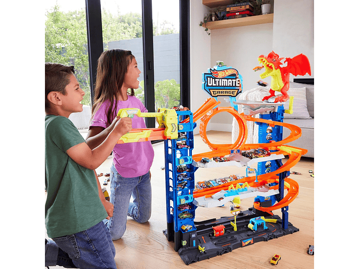  Hot Wheels - Juego de pista de garaje de ciudad Ultimate 1